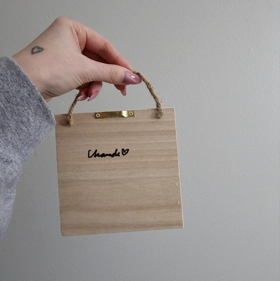 Handcrafted Green Moss Wall Art Decor handmade 5x5 - Picture 2 of 2